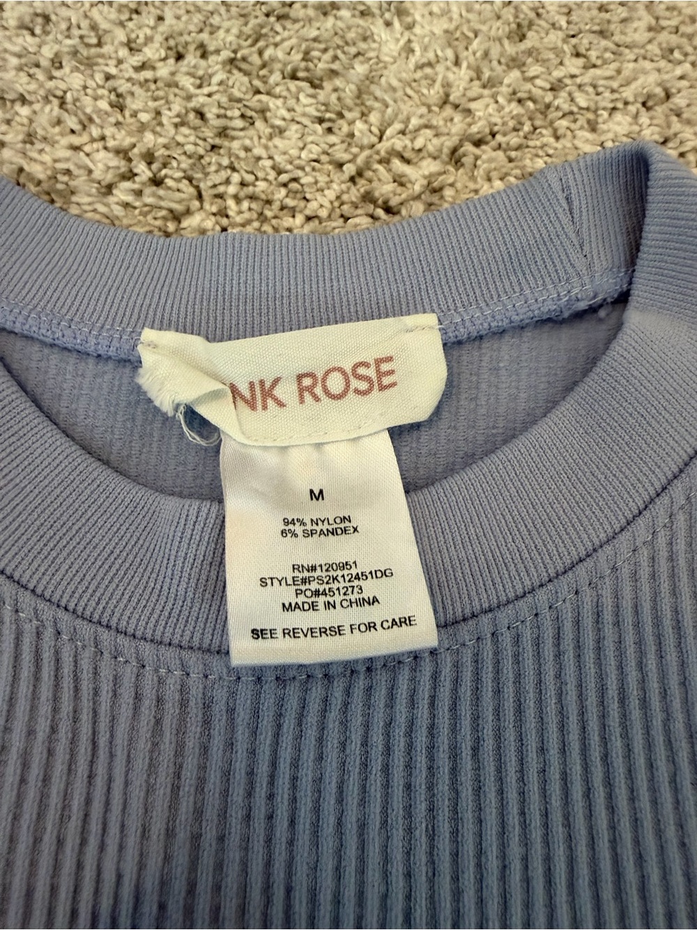 Dry Goods Ribbed Tee - Picture 2 of 2